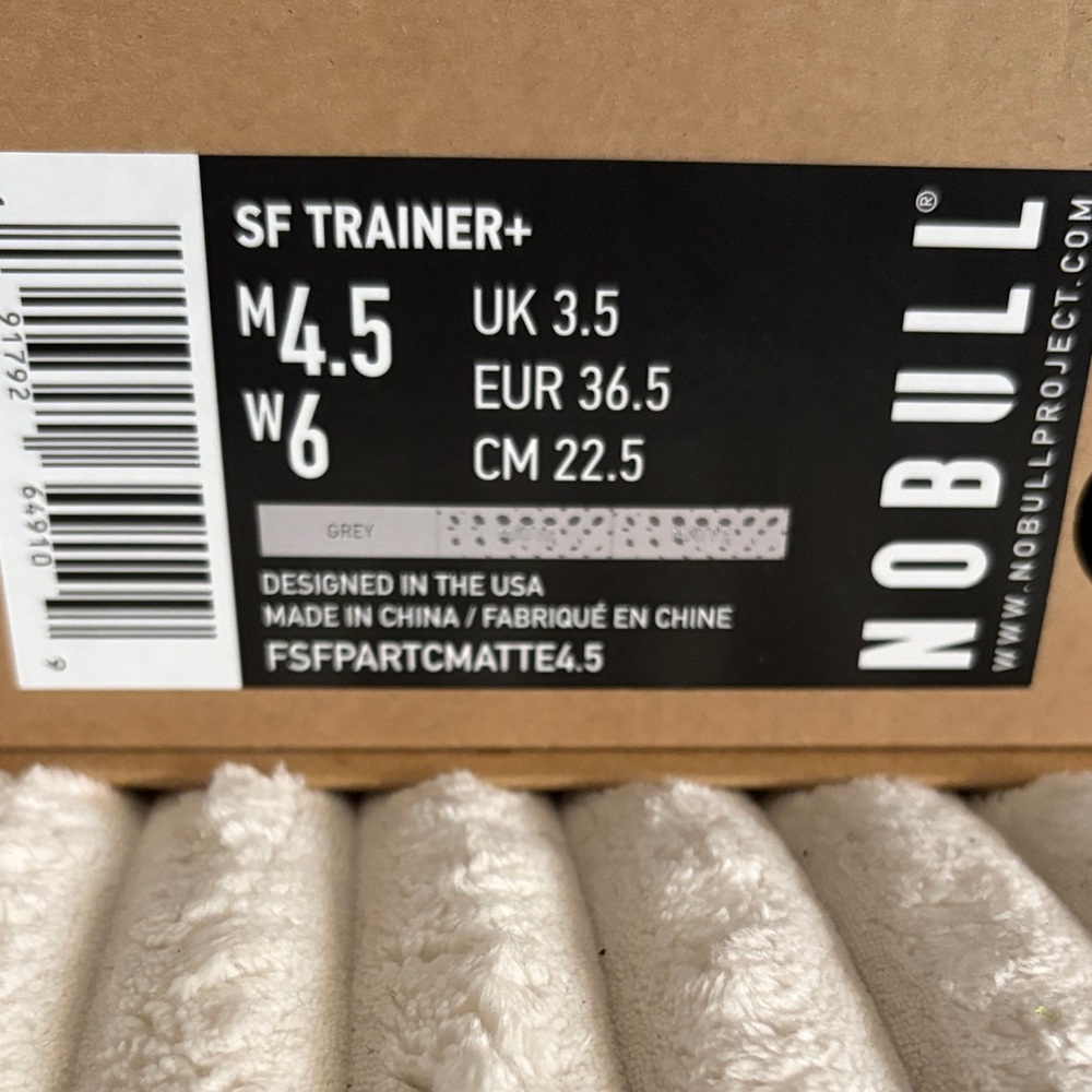 NOBULL SF Trainer+ in Matte Gray